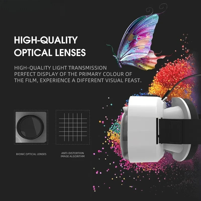 VR Glasses 3D Headset Virtual Reality Device Helmet Goggles Lenses Mobile Smartphone Smart Phone Cell Realidade Viar VR