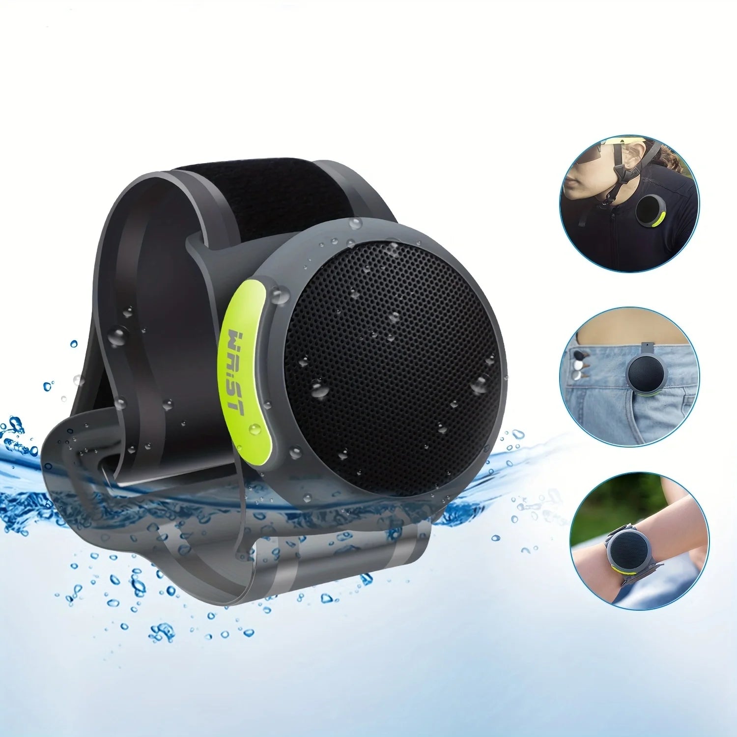 Outdoor wearable speakers, suitable for mountain climbing, cycling, etc., waterproof speakers that can help with sleep.