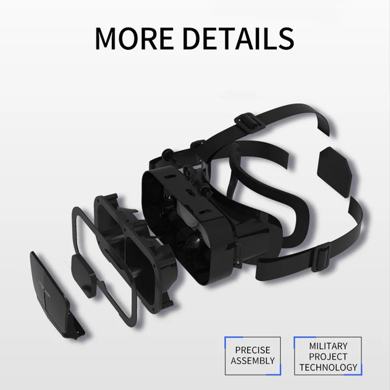 VR Glasses Virtual Reality Headset Viar Devices Helmet 3D Lenses Smart Goggles For Smartphones Phone Mobile Gogle Game Accessory