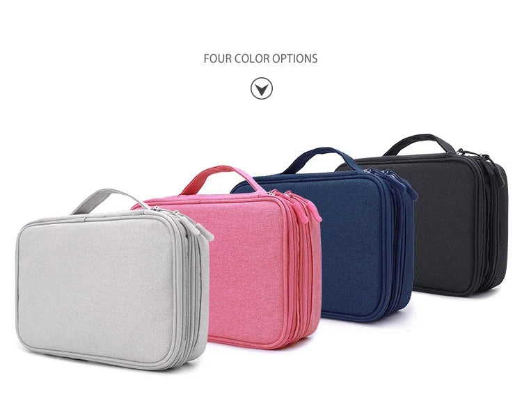 Hard Disk Accessories Carry Bag Gadget Bag Travel Cable Case Electronics Organiser for Chargers Cables Powerbank Hard Drive