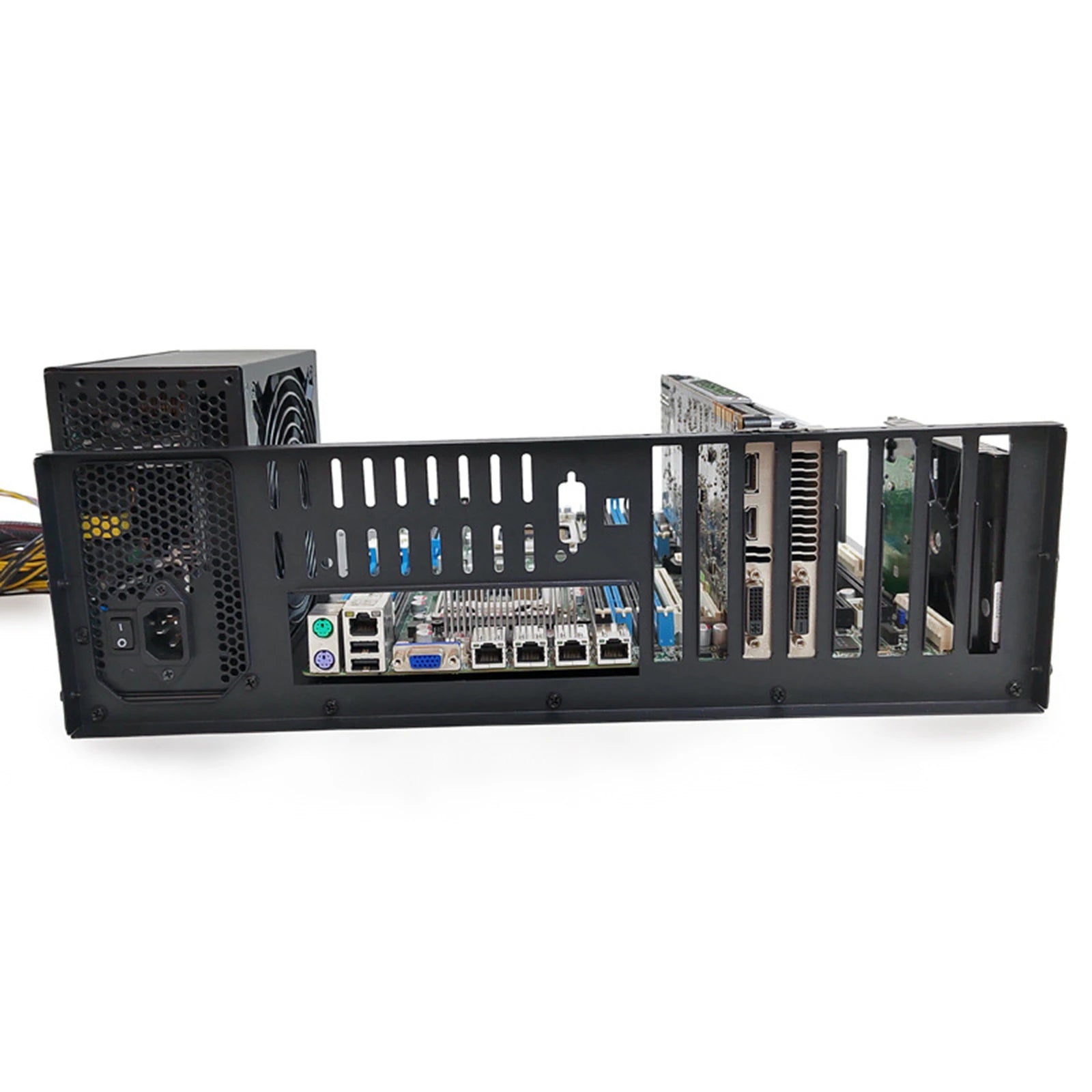 Computer Chassis Frame Accessories Easy to Use Durable Handmade with Parts Stable Motherboard Mine Rack Open Air Case Frame